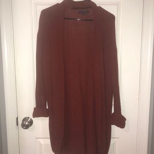 American Eagle Deep/ Burnt Orange Slouchy Cardigan